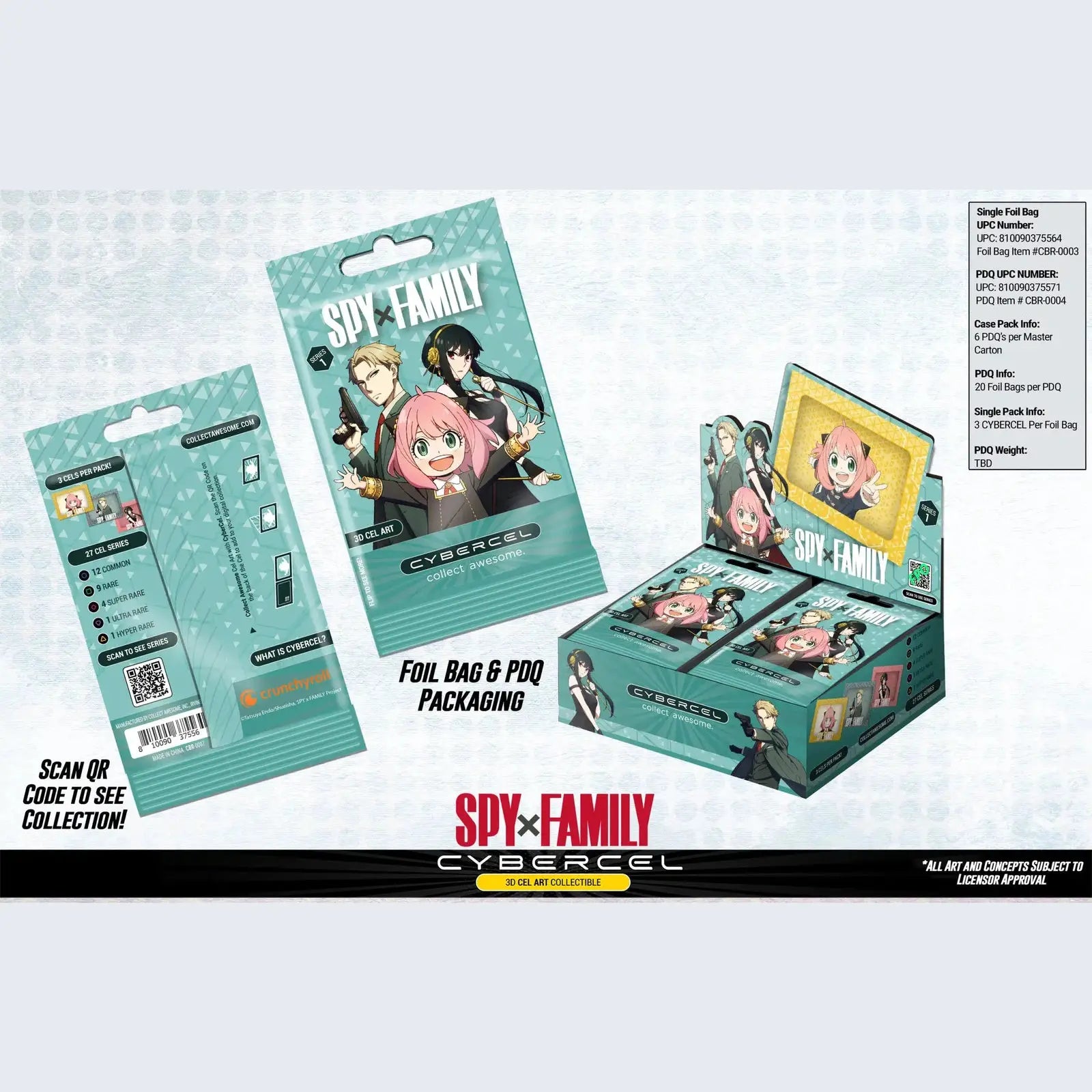 CYBERCEL TRADING CARDS - Spy X Family - 1x Booster Pack Bump-N-Bite CYBERCEL TRADING CARDS - Spy X Family - 1x Booster Pack Bump-N-Bite