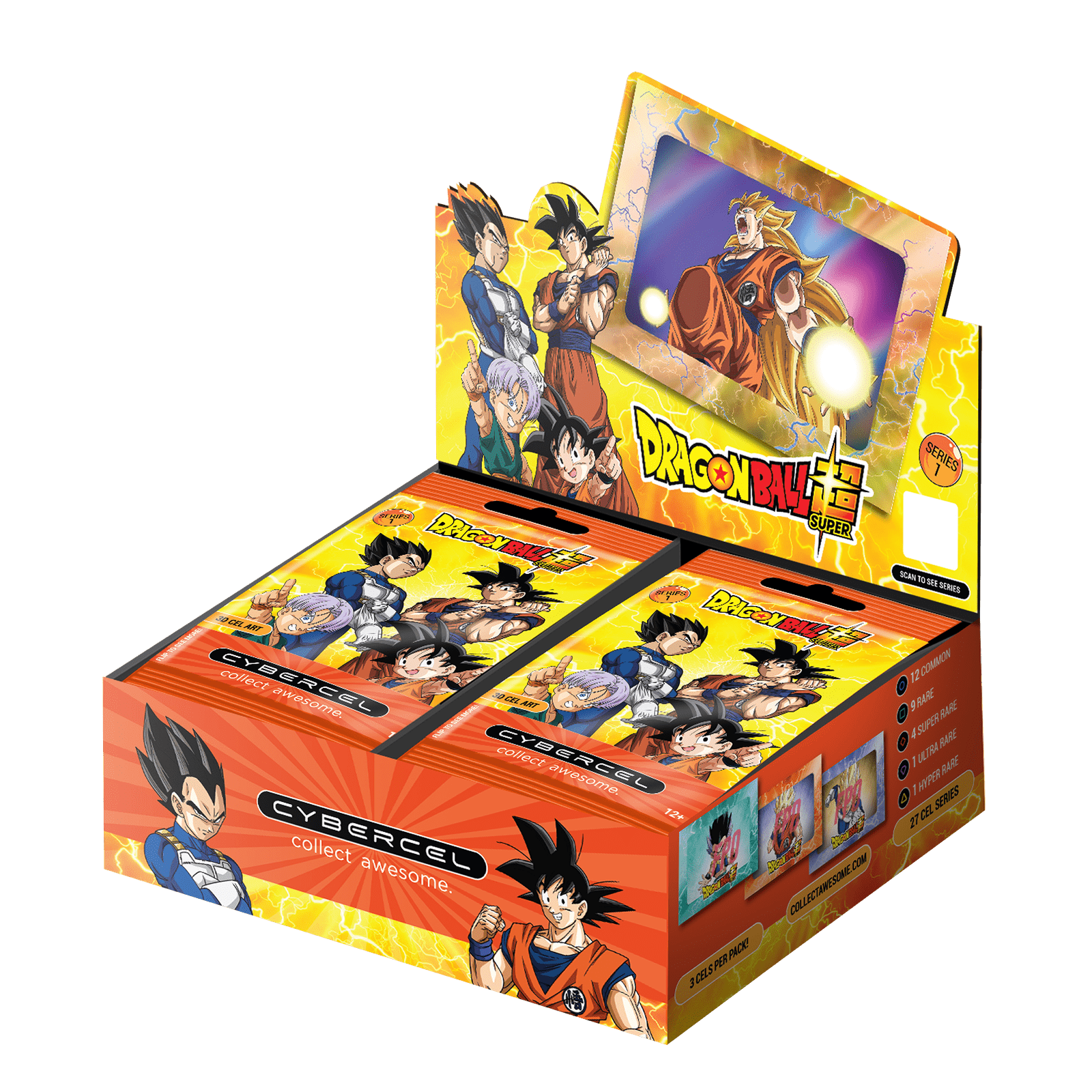 CYBERCEL TRADING CARDS - Dragon Ball Z - 1x Booster Box Bump-N-Bite CYBERCEL TRADING CARDS - Dragon Ball Z - 1x Booster Box Bump-N-Bite