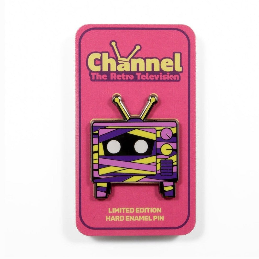 DesignerCon Exclusive Channel the Retro Television Yummy Mayhem Limited Edition Enamel Pin - LE 30