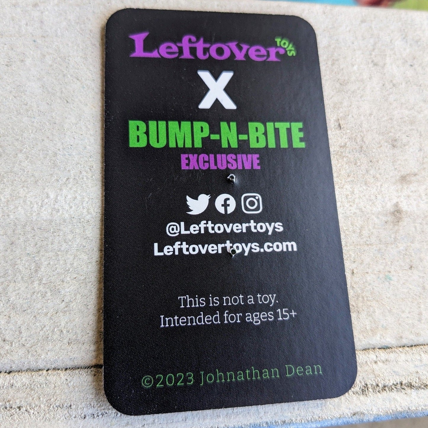 Bump-N-Bite x Leftover Toys Exclusive "Bump-N-Brite" / "Glitz-N-Glam" Enamel Pins & Exclusive Series Bump-N-Bite Logo #2 Leftovers Bundle