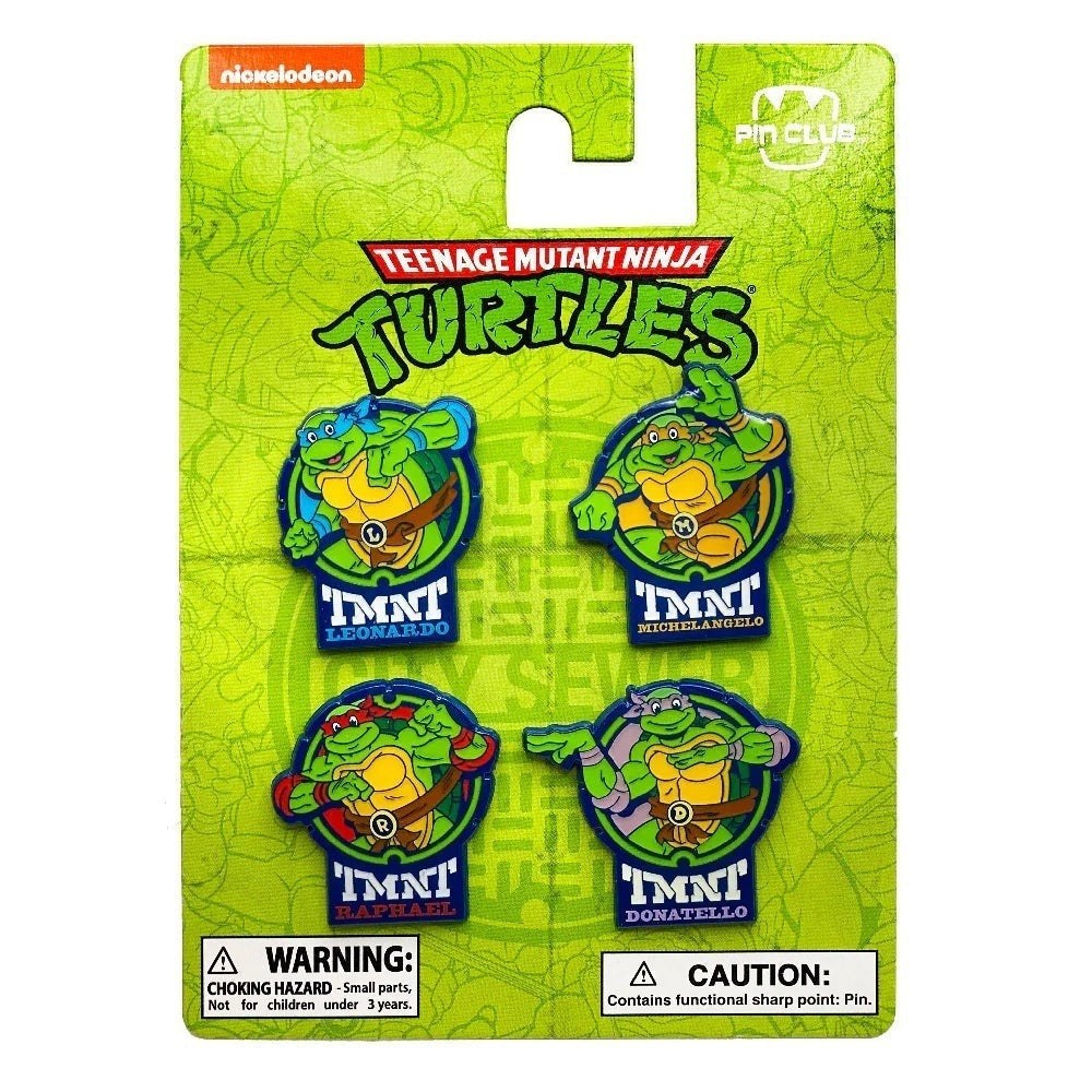 TMNT 4-Pack Pin Club