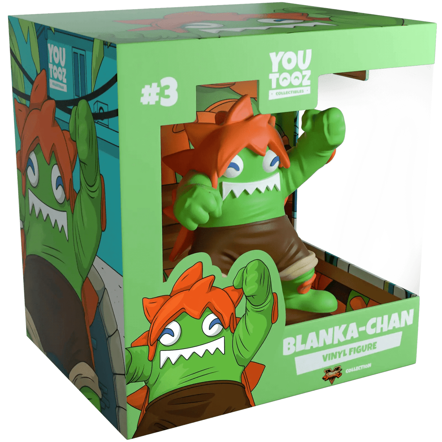 YOUTOOZ STREET FIGHTER BLANKA CHAN VINYL FIGURE Youtooz