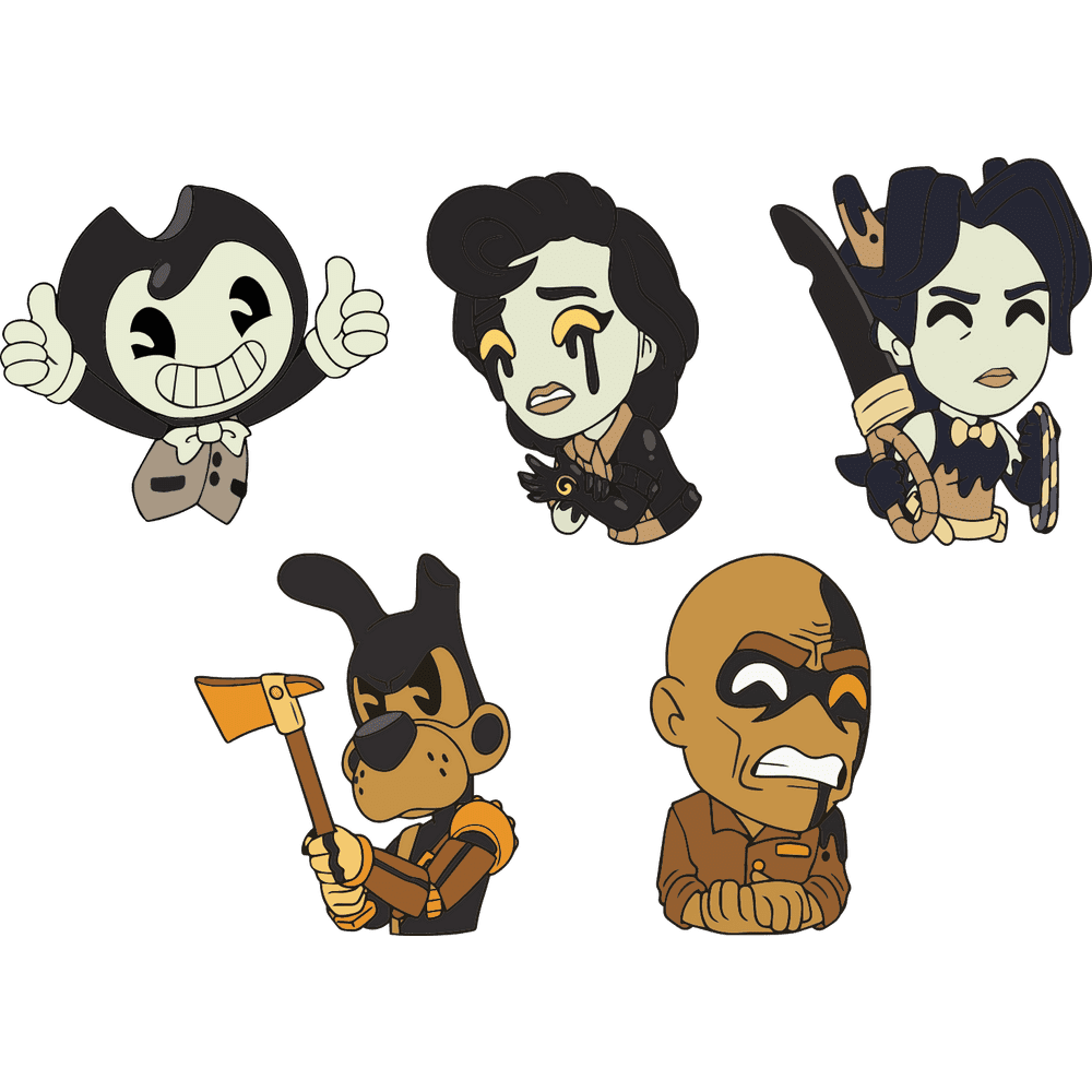 Bendy and the Dark Revival Pin Set