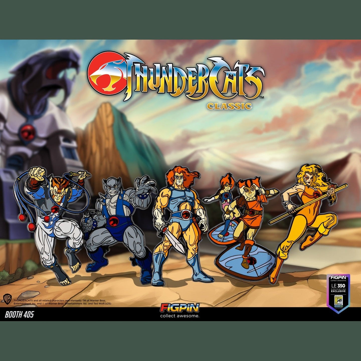Thundercats Deluxe Box Set 2098-2102 – 350 units - SDCC Exclusive - *NO LOGO*