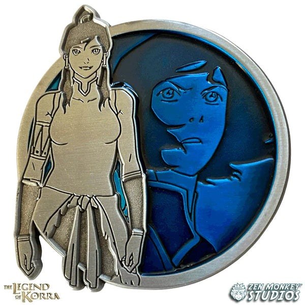 Korra - Portrait Series Translucent Pin : The Legend of Korra Pin Zen Monkey Studios