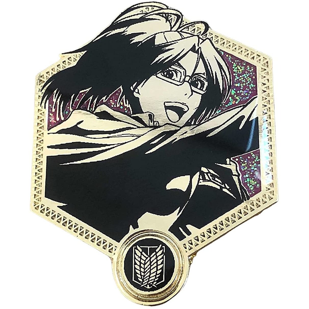 Golden Hange Zoe - Attack on Titan Collectible Enamel Pin Zen Monkey Studios