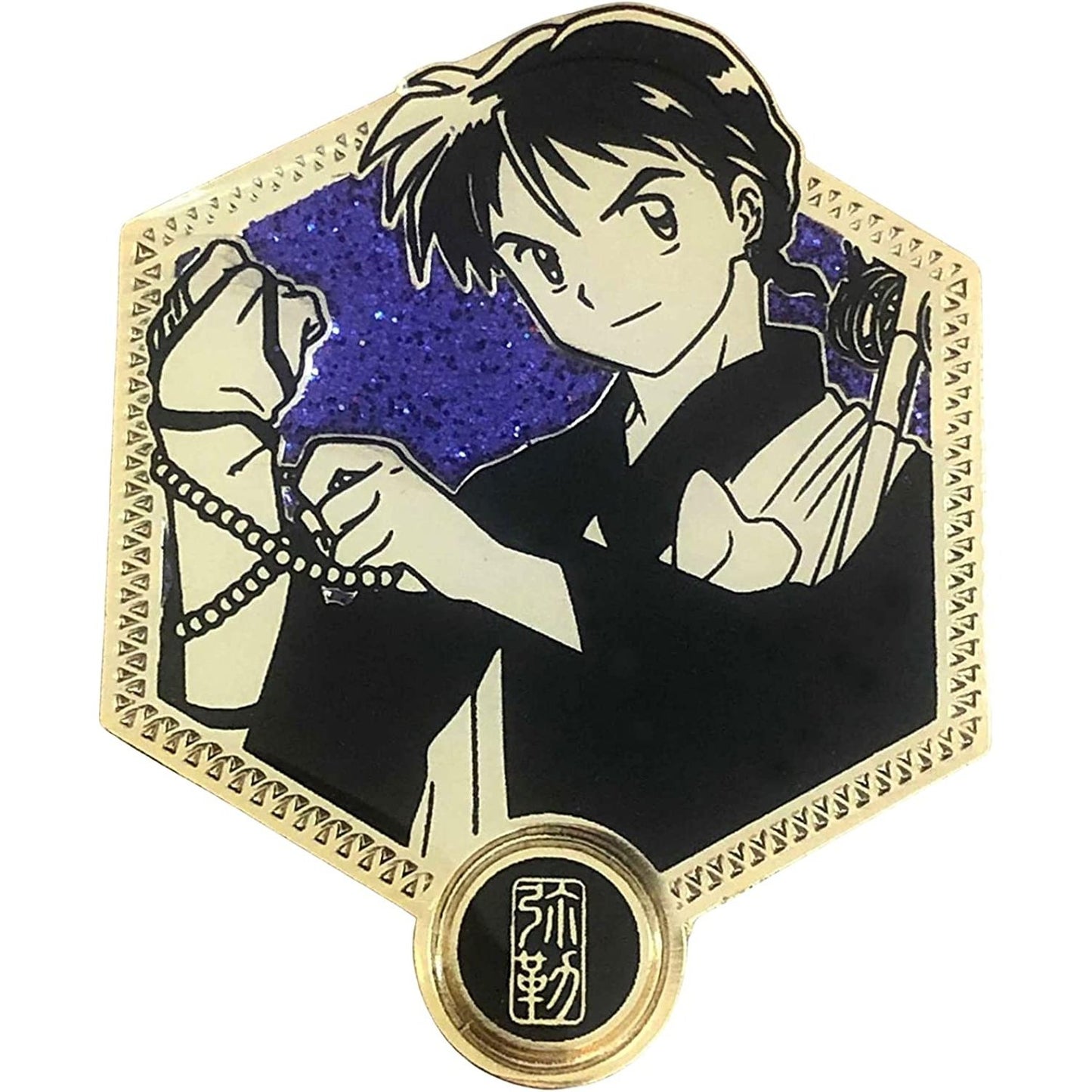 Golden Miroku - Inuyasha Collectible Enamel Pin Zen Monkey Studios
