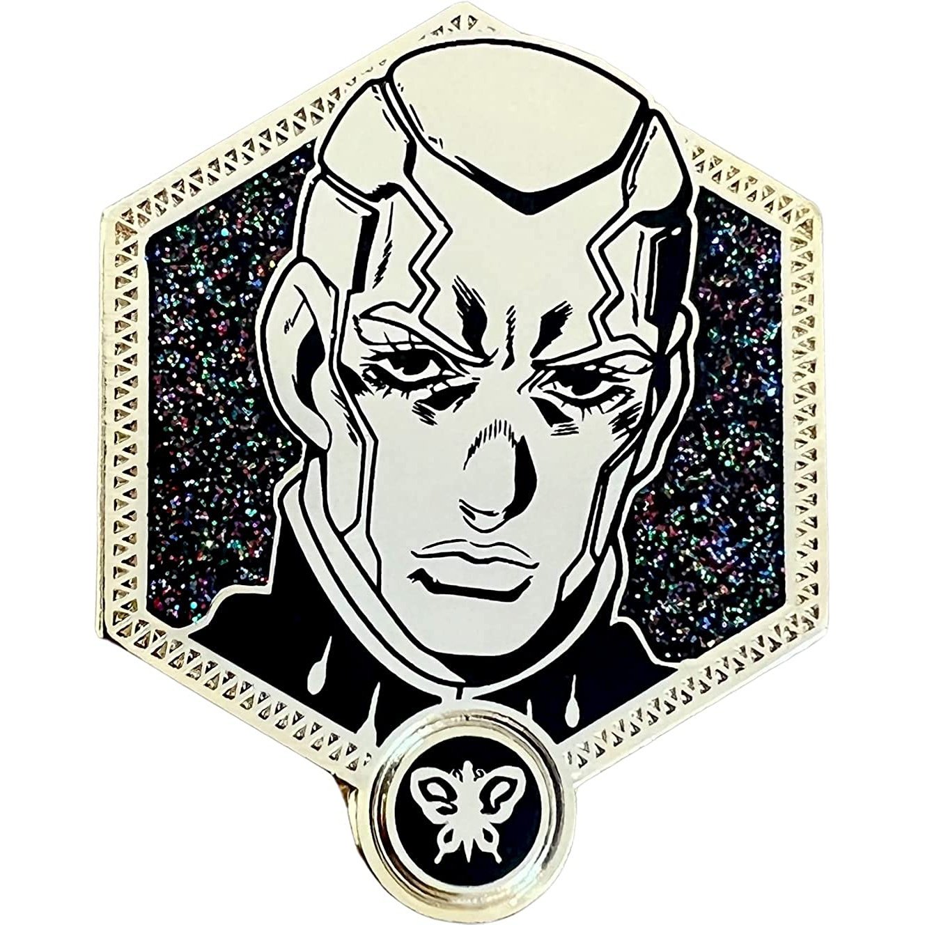 Zen Monkey Studios JOJO: Stone Ocean: Father Pucci Golden Enamel Pin Zen Monkey Studios