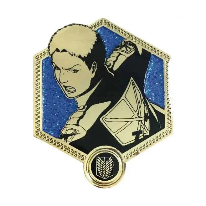 Attack on Titan Golden Reiner Braun Pin Zen Monkey Studios