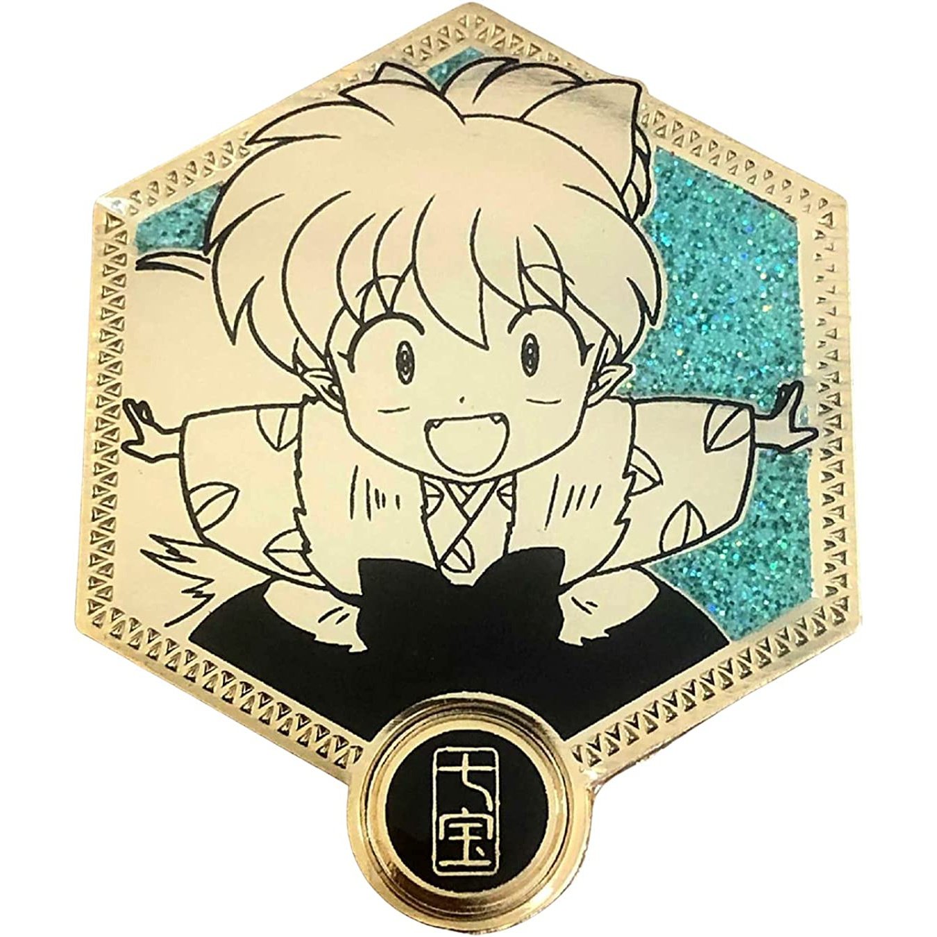 Golden Shippo - Inuyasha Collectible Enamel Pin Zen Monkey Studios