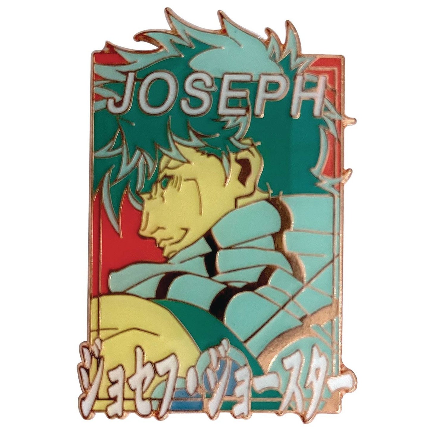 Jojo's Bizarre Adventure Zen Monkey Studios Joseph Anime Enamel Pin Zen Monkey Studios