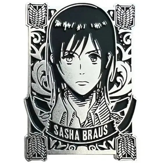 Silver Badge Sasha Braus - Attack on TItan Collectible Pin Zen Monkey Studios
