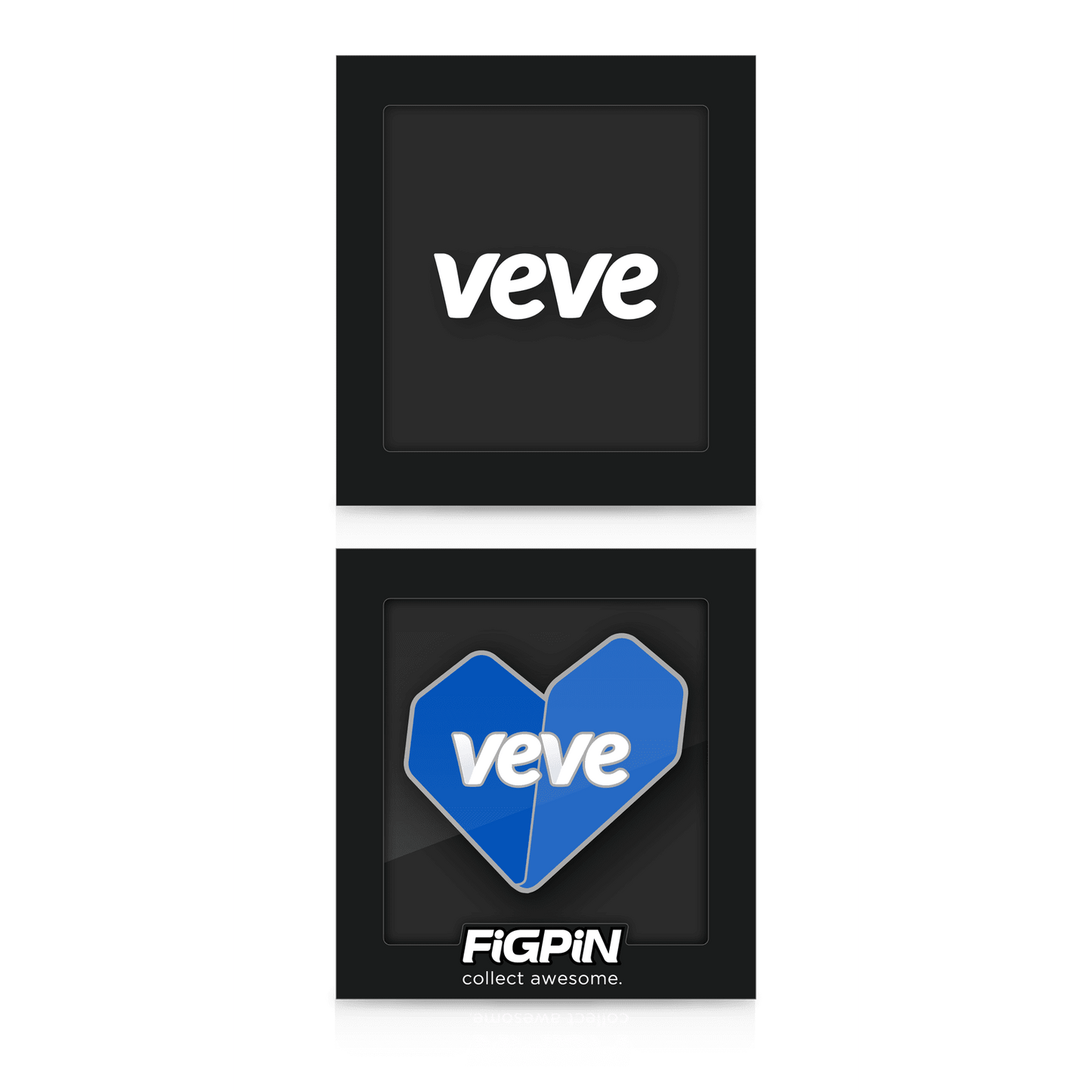 VeVe Hearts Logo Blue - NYCC 2024 Exclusive - LE 500 - Pin only/NFT code not included