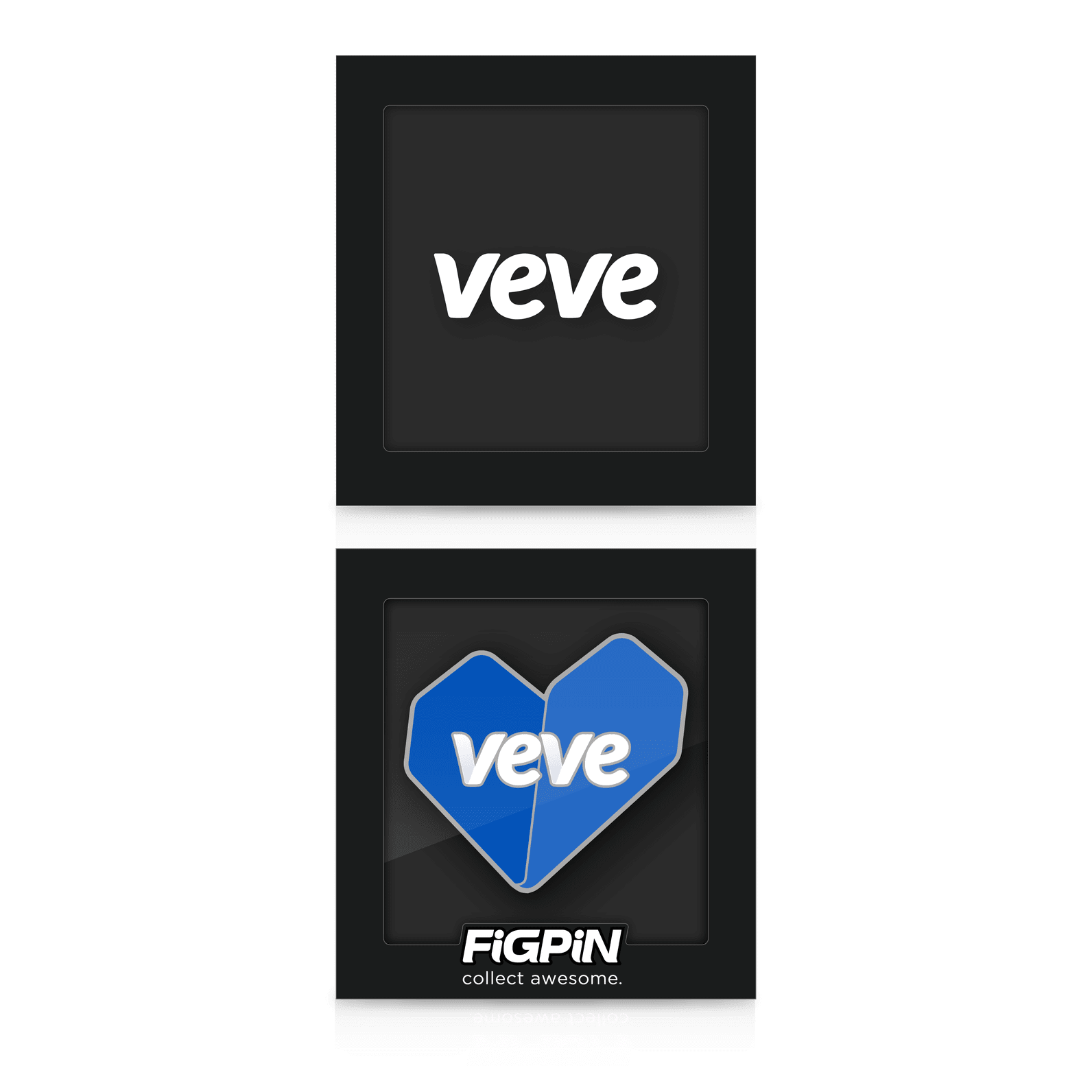 VeVe Hearts Logo Blue - NYCC 2024 Exclusive - LE 500 - Pin only/NFT code not included