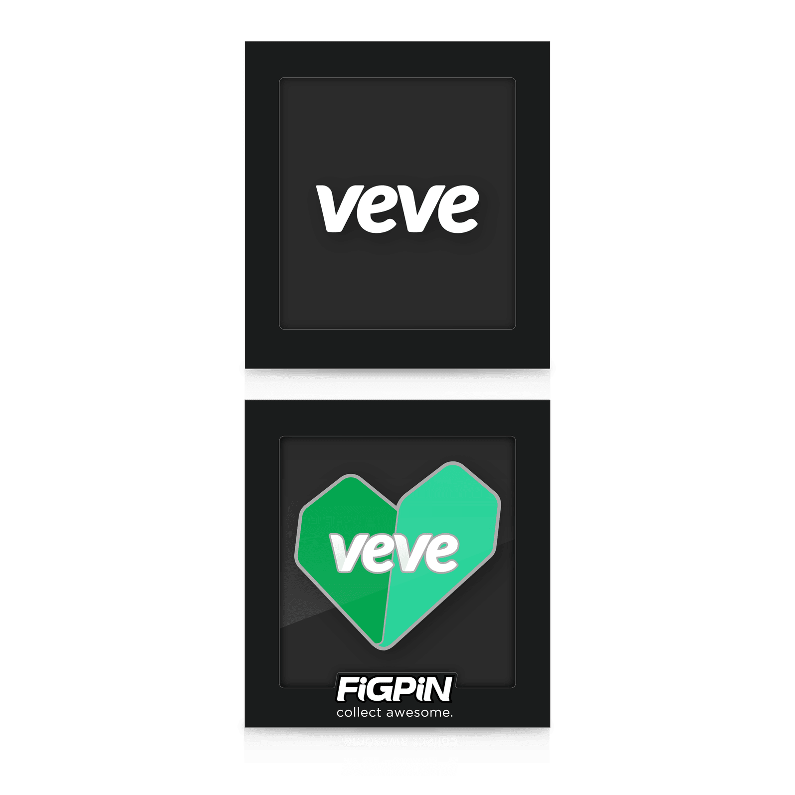 VeVe Hearts Logo Green - NYCC 2024 Exclusive - LE 500 - Pin only/NFT code not included