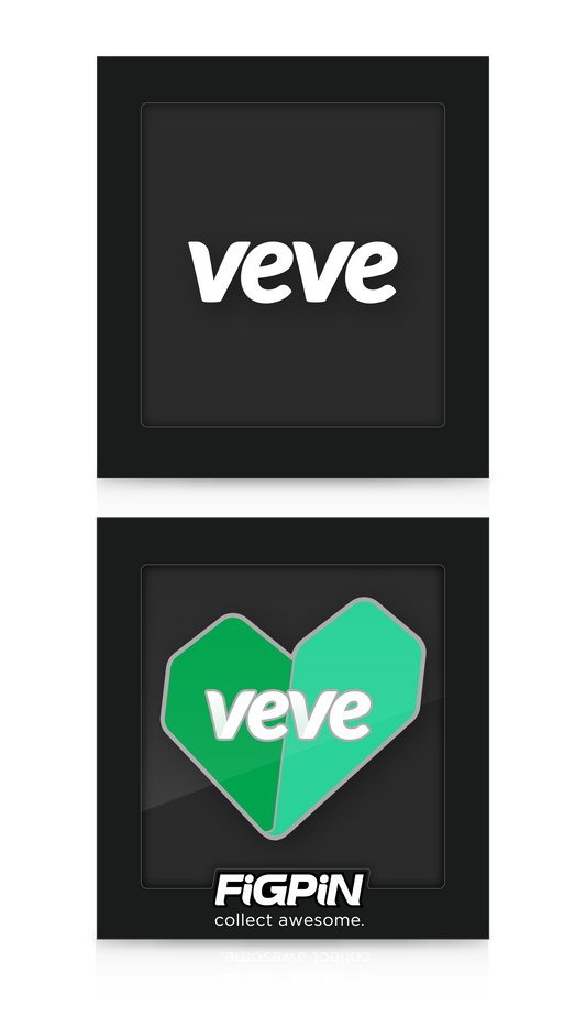 VeVe Hearts Logo Green - NYCC 2024 Exclusive - LE 500 - Pin only/NFT code not included