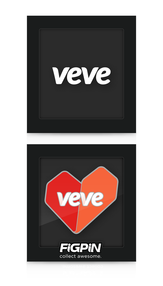 VeVe Hearts Logo Orange - NYCC 2024 Exclusive - LE 500 - Pin only/NFT code not included