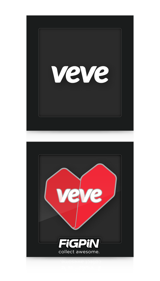 VeVe Hearts Logo Red - NYCC 2024 Exclusive - LE 500 - Pin only/NFT code not included