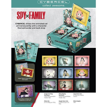 CYBERCEL TRADING CARDS - Spy X Family Pre-Order ETA September CYBERCEL