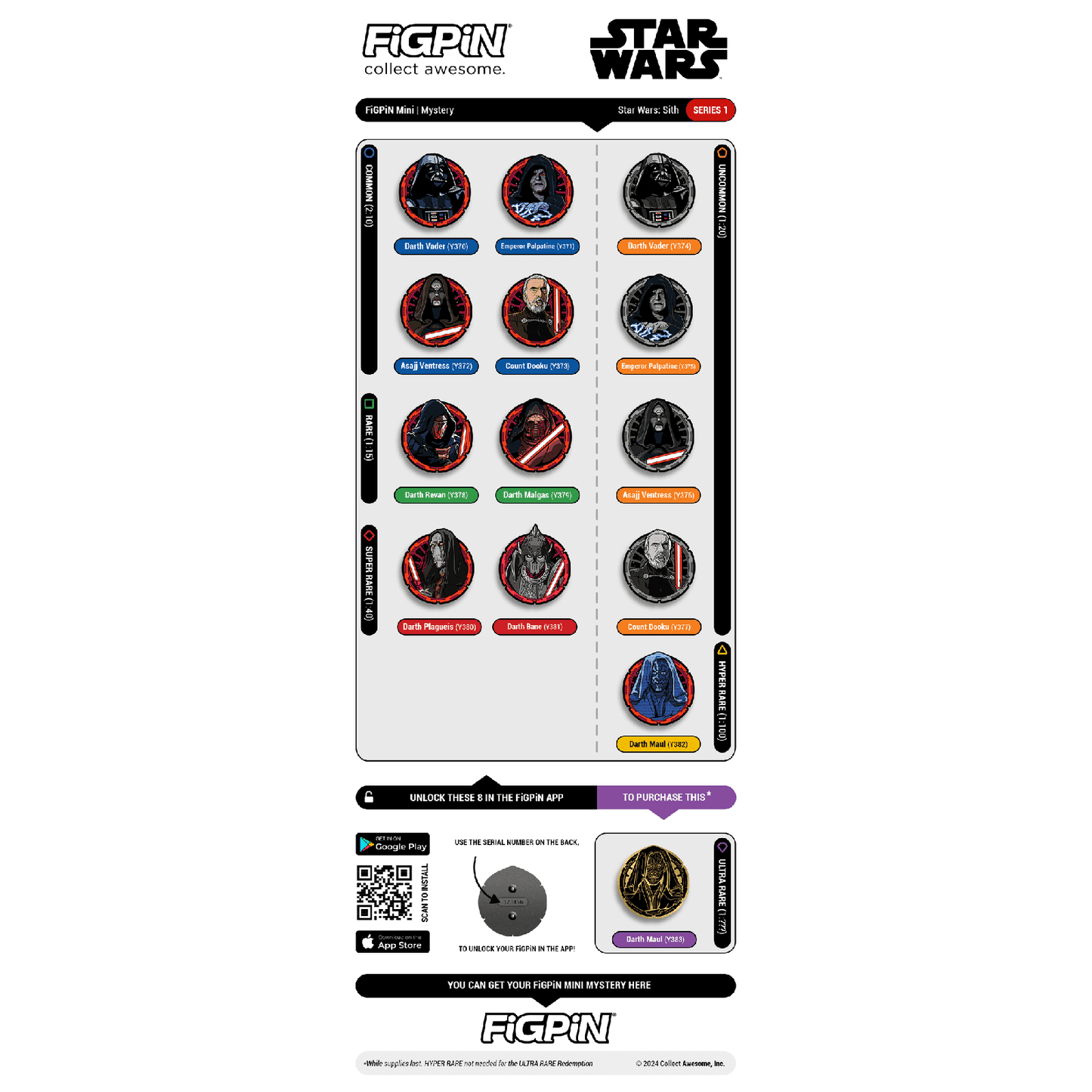 Star Wars Sith Mystery Minis Series 1 - PDQ