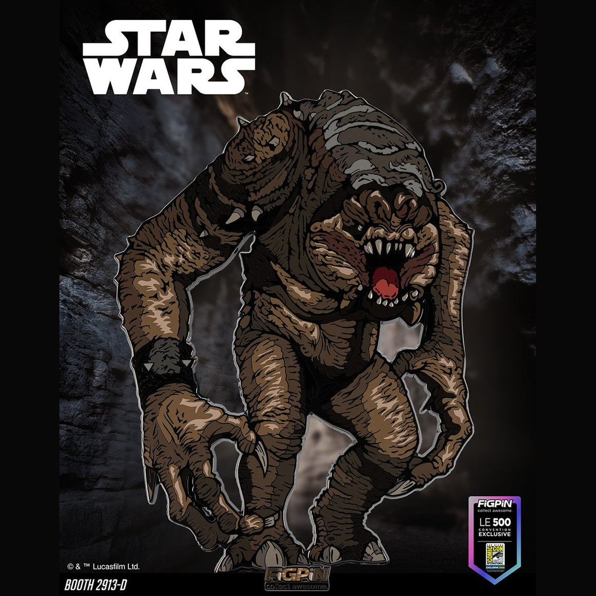 STAR WARS: RETURN OF THE JEDI Rancor XL94 +LX34 SDCC Exclusive LE 500
