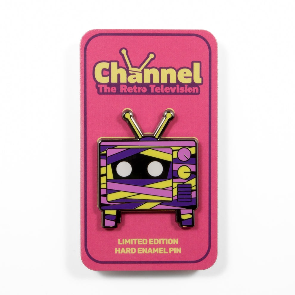 DesignerCon Exclusive Channel the Retro Television Yummy Mayhem Limited Edition Enamel Pin - LE 30