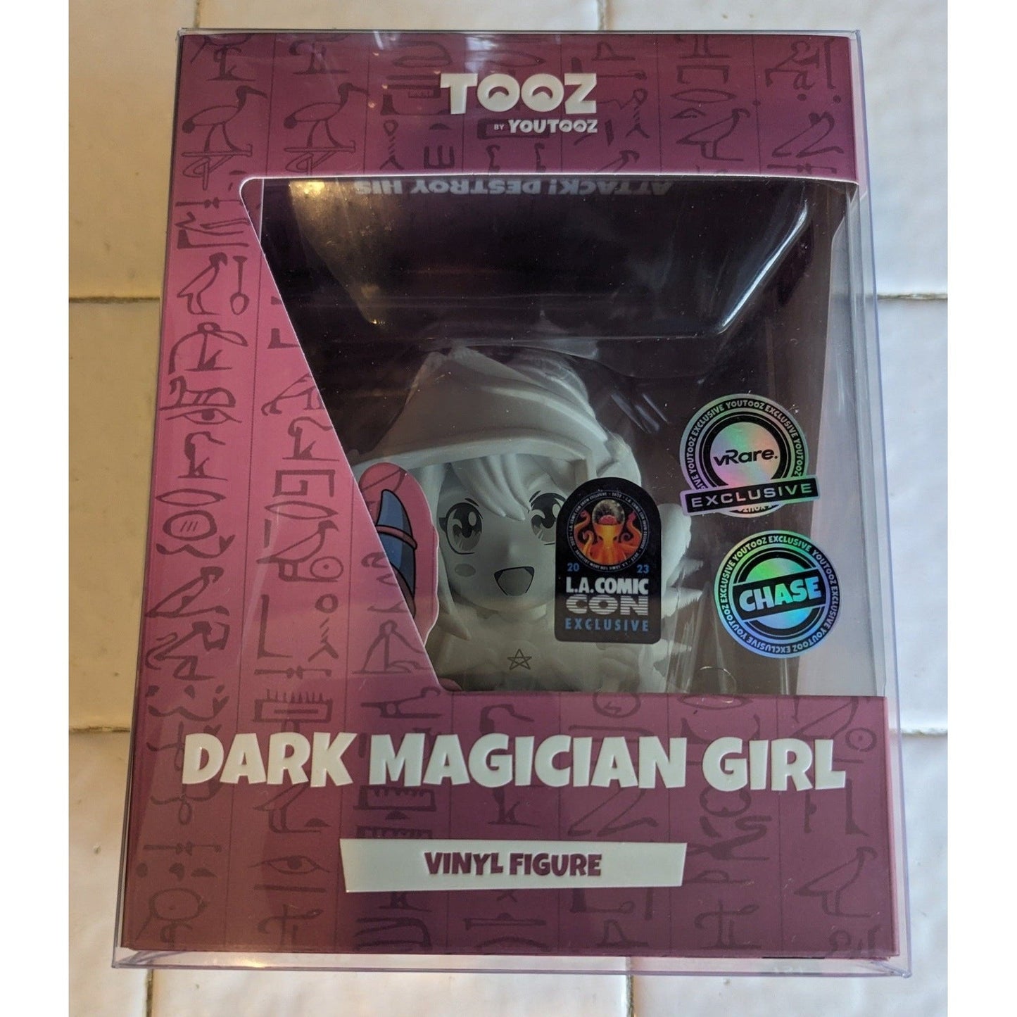 Dark Magician Girl Yu-Gi-Oh Vinyl Ghost Rare CHASE Figure - VRARE LACC Exclusive