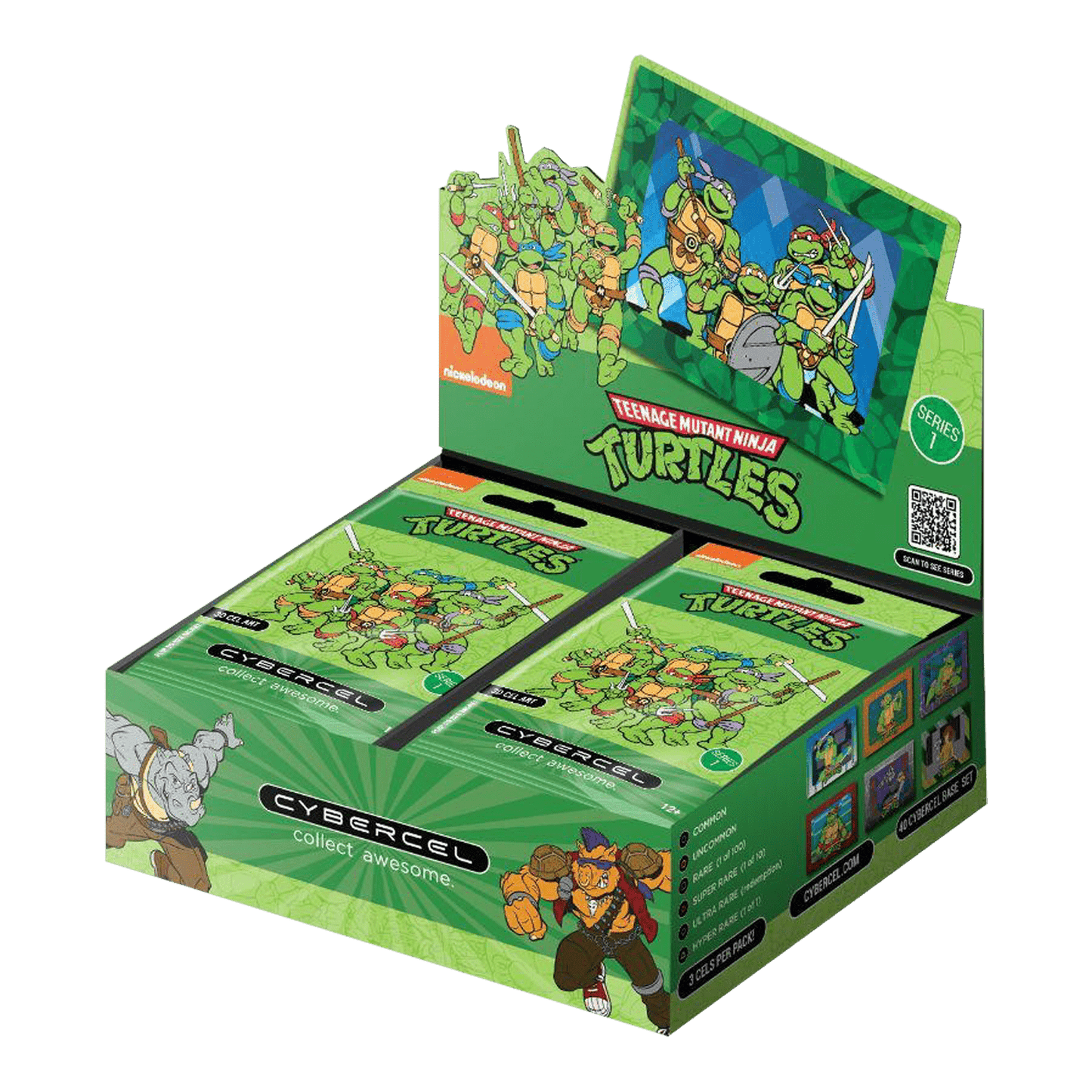 CYBERCEL TRADING CARDS - Teenage Mutant Ninja Turtles TMNT - Booster Box 1x Pre-Order ETA June
