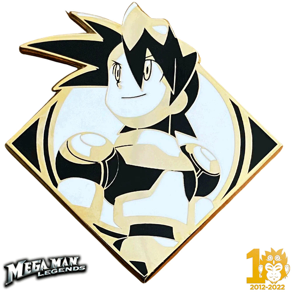 ZMS 10th Anniversary: Rock Volnutt - Mega Man Legends Pin Zen Monkey Studios