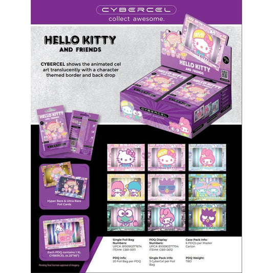 CYBERCEL TRADING CARDS - Hello Kitty and Friends Kawaii Tokyo Series 2 - 1x Booster Pack
