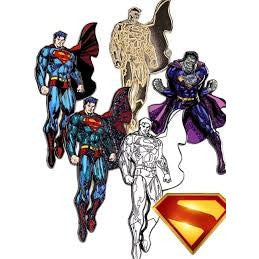 Superman & Bizzaro Quest 2067-2070, 2072 SDCC Blind Box FiGPiNs