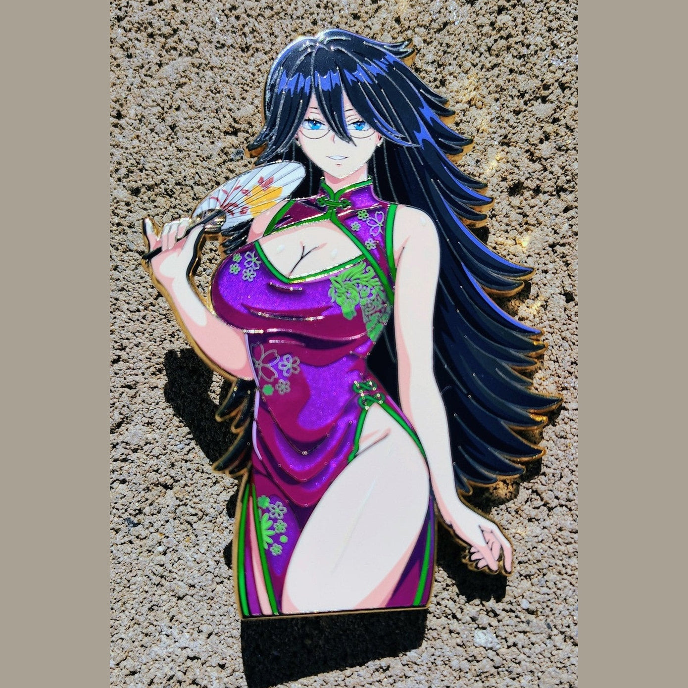 Arcadia Collectibles Bump-N-Bite Retailer Exclusive Midnight MHA Year of the Horse Enamel Pin - LE 15 Purple/Green Dress *DROPS 03/06 @ 12 PM PST*