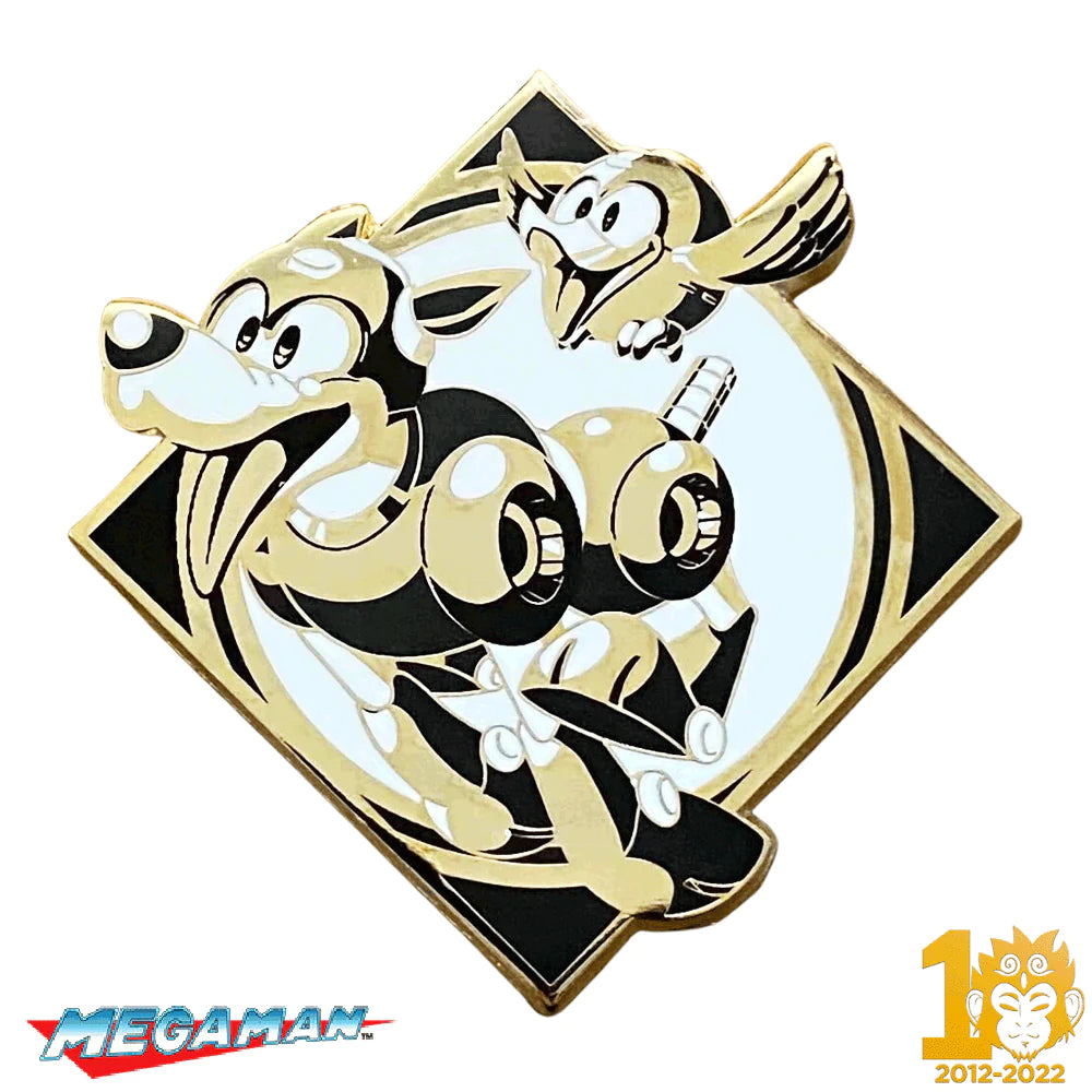 ZMS 10th Anniversary: Rush and Beat Classic - Mega Man Pin Zen Monkey Studios