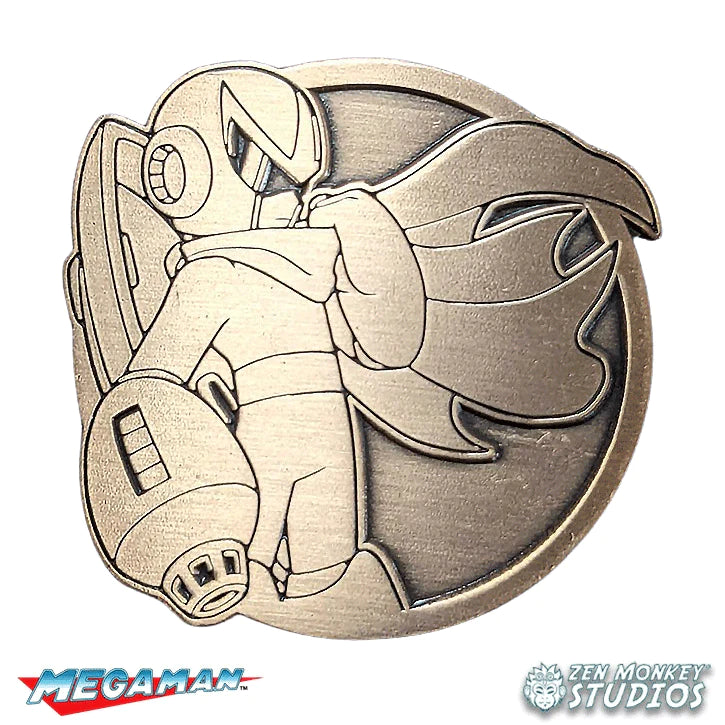 Limited Edition Emblem: Protoman - Mega Man Enamel Pin Zen Monkey Studios