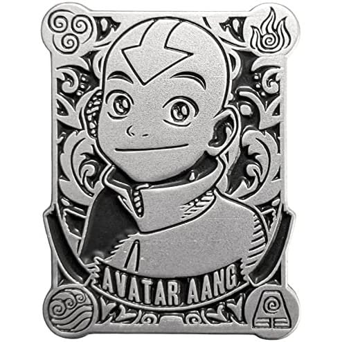 Silver Badge Avatar Aang - Avatar: The Last Airbender Collectible Enamel Pin Zen Monkey Studios